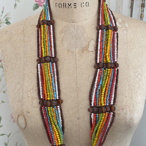 Vintage Accessories - VTG Beaded Belt